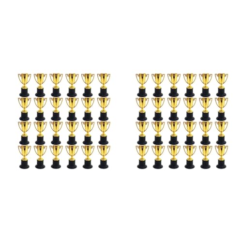 AutoSwan 48Er-Pack Mini-Trophäen für Kinderauszeichnungen, Goldpreis-Trophäenbecher Aus Kunststoff, für Partygeschenke, Belohnungen, Sport, Wettbewerbe AutoSwan 48Er-Pack Mini-Trophäen für Kinderauszeichnungen, Goldpreis-Trophäenbecher Aus Kunststoff, für Partygeschenke, Belohnungen, Sport, Wettbewerbe von AutoSwan