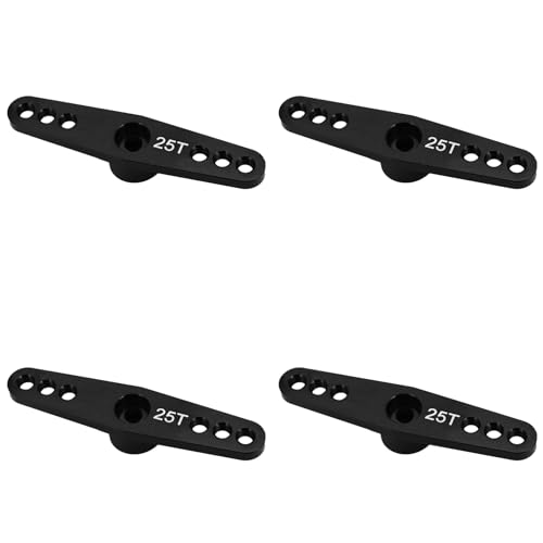 AutoSwan 4X 25T Lenkservo Arm Horn Metall Vollgas Teile Doppel Lenker für Futaba Schwarz AutoSwan 4X 25T Lenkservo Arm Horn Metall Vollgas Teile Doppel Lenker für Futaba Schwarz von AutoSwan
