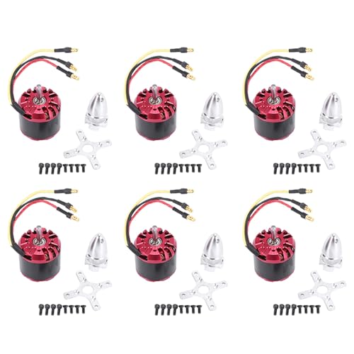 AutoSwan 6X D4250 800KV 3-7S Bürstenlos Motor für RC FPV Wing Drone Flugzeug Flugzeug Quadcopter Multicopter AutoSwan 6X D4250 800KV 3-7S Bürstenlos Motor für RC FPV Wing Drone Flugzeug Flugzeug Quadcopter Multicopter von AutoSwan