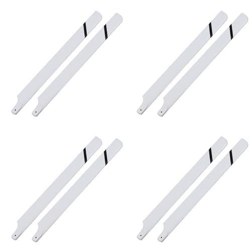 AutoSwan 8X Fiberglas 600mm Hauptblätter für Align Trex 600 RC Hubschrauber UK Stock 77OD von AutoSwan
