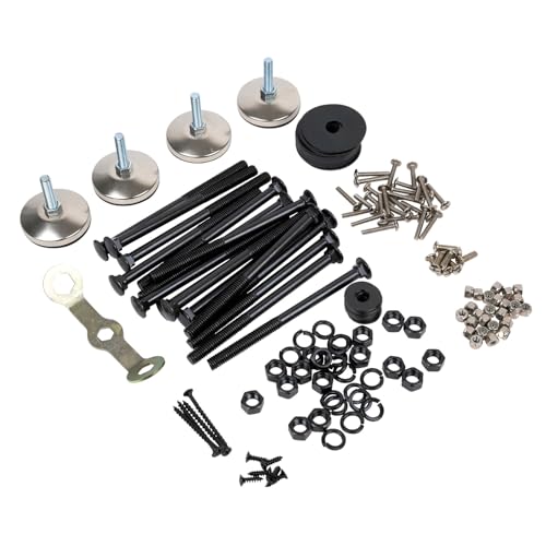 Automaten Hoffmann Schrauben-Set Kicker Profi | für Tischkicker & Kickertische | Zubehör | Silber | 60-teiliges Set von Automaten Hoffmann