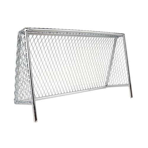 Automaten Hoffmann Tischfußball Ersatz Tor | Metall verchromt | Robuster Ersatzteil für Kicker | 1 Stück | Silberfarben | Passend für alle Tischfußballmodelle von Automaten Hoffmann