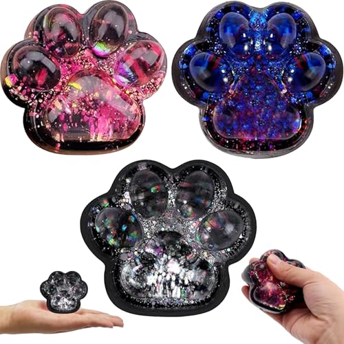 3 Stück Squishy Pfote,Squishy Katzenpfote,Cat Paw Squishy,Katzen Pfoten Squishy,Sensorik Spielzeug,Katzenpfoten Sensorik Spielzeug,Stressabbau Fidget Toys für Erwachsene und Kinder von Auzlya