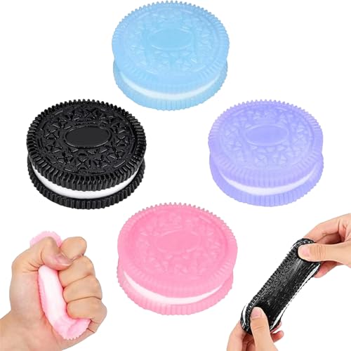 4 Stück Biscuit Stress Relief Toy,Keks Stressabbauspielzeug,Soft Squeeze Biscuit Toys,Sensorik Spielzeug,Squishy Fidget Spielzeug für Erwachsene und Kinder 4 Stück Biscuit Stress Relief Toy,Keks Stressabbauspielzeug,Soft Squeeze Biscuit Toys,Sensorik Spielzeug,Squishy Fidget Spielzeug für Erwachsene und Kinder von Auzlya