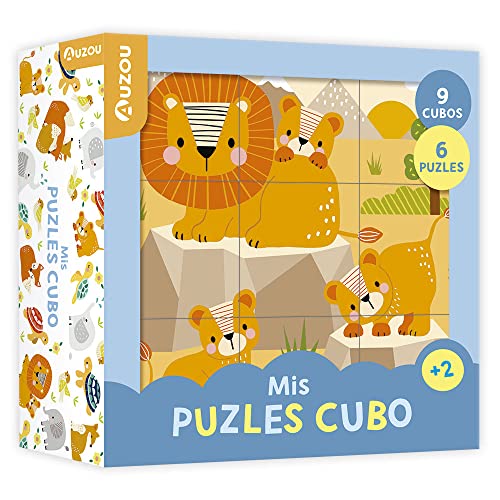 Auzou Editions Español XOU-9526517 Mein Würfelpuzzle, Puzzle von Auzou Editions Español
