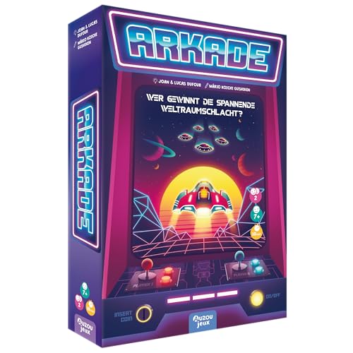AUZOU, Arkade, Spannendes 2 Personen Spiel mit Würfeln, Taktik und Strategie im Weltraum, Für 2 Spieler ab 7 Jahren AUZOU, Arkade, Spannendes 2 Personen Spiel mit Würfeln, Taktik und Strategie im Weltraum, Für 2 Spieler ab 7 Jahren von Auzou