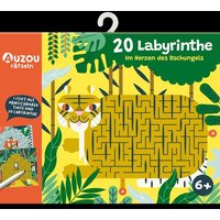 Auzou - 20 Labyrinthe im Herzen des Dschungels von Auzou