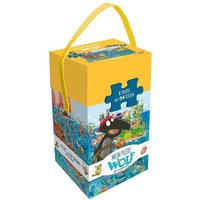 Auzou - Mein Puzzle - Wolf auf Schatzsuche, 54 Teile Auzou - Mein Puzzle - Wolf auf Schatzsuche, 54 Teile von Auzou
