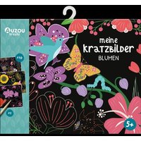 Auzou - Meine Kratzbilder - Blumen von Auzou