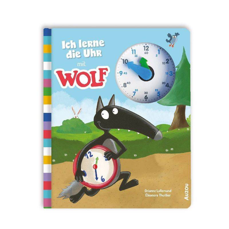 Ich lerne die Uhr mit Wolf von Auzou