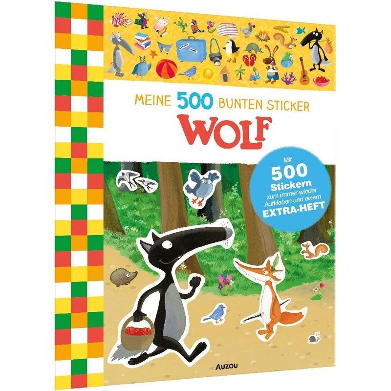 Meine 500 bunten Sticker: Wolf von Auzou
