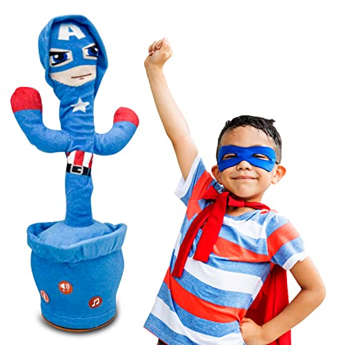 Ava's Toys Tanzender Kaktus – Plüschtier, Singender und Sprechender Kaktus, Spielzeug, Babyspielzeug, Wiederholen Was Sie Sagen, Superhelden-Spielzeug Ava's Toys Tanzender Kaktus – Plüschtier, Singender und Sprechender Kaktus, Spielzeug, Babyspielzeug, Wiederholen Was Sie Sagen, Superhelden-Spielzeug von Ava's Toys