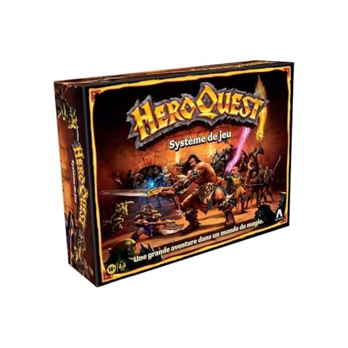 Avalon Hill, HeroQuest Spielsystem, Fantastisches Abenteuerspiel, Dungeon-Stil, ab 14 Jahren, 2 bis 5 Spieler von Avalon Hill