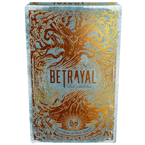 Avalon Hill Betrayal Deck of Lost Souls, Kartenspiel, Tarot-inspiriertes Geheimrollenspiel, Strategiespiel ab 12 Jahren von Avalon Hill