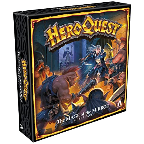 Avalon Hill Heroquest The Mage of Mirror Quest Pack, Rollenspiel, benötigt System zum Spielen, F7539, Mehrfarbig von Avalon Hill