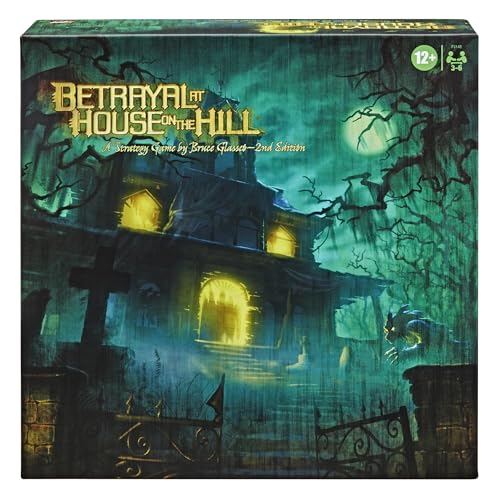 Hasbro Gaming Avalon Hill Betrayal at The House on The Hill Second Edition Cooperative Board Game, Ages 12 and Up, 3-6 Players, 50 Chilling Scenarios von Avalon Hill