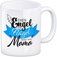 Kaffeebecher "Einen Engel ohne Flügel nennt man Mama" aus Keramik, 330ml Kaffeebecher "Einen Engel ohne Flügel nennt man Mama" aus Keramik, 330ml von Avandu GmbH