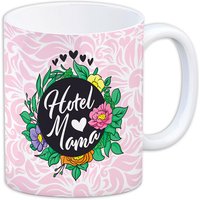 Kaffeebecher "Hotel Mama" aus Keramik, 330ml Kaffeebecher "Hotel Mama" aus Keramik, 330ml von Avandu GmbH