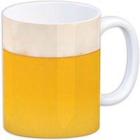 Kaffeebecher mit Bier-Motiv, aus Keramik, 330ml Kaffeebecher mit Bier-Motiv, aus Keramik, 330ml von Avandu GmbH