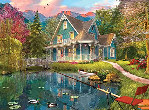 500 Teile Puzzle für Erwachsene Villa 20,5 x 15 Zoll Puzzles 500 für Erwachsene Lernspiel Herausforderung Spielzeug Puzzle für Erwachsene Kinder 500 Teile von AveJoys