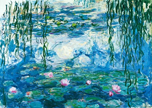 Puzzle 1000 Teile Erwachsene - Seerosen von Claude Monet 70 x 50 cm - Klassische Puzzles für Erwachsene - Monet Puzzles von AveJoys