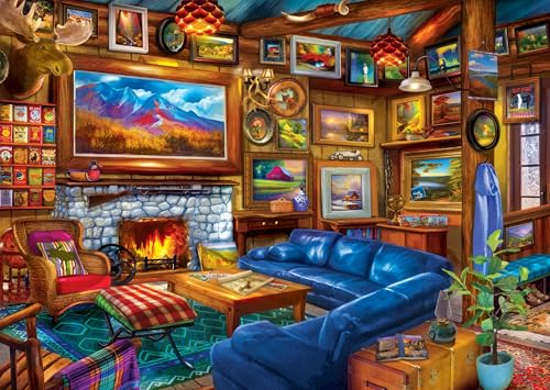 AveJoys Puzzle für Erwachsene 1000 Teile Luxuriöses Holzhaus 70 x 50 cm Puzzles für Erwachsene Pädagogisches Spiel Herausforderung Spielzeug 1000 Teile Puzzles für Erwachsene Kinder von AveJoys