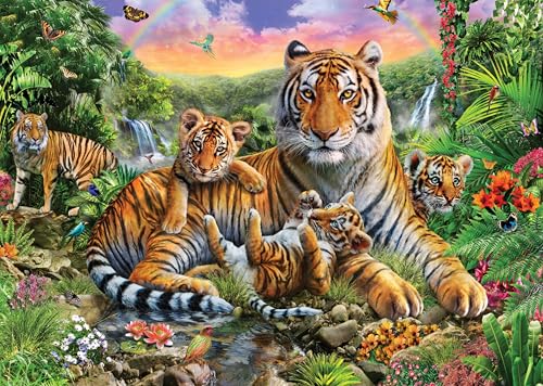 AveJoys Puzzle für Erwachsene 1000 Teile Tiger Familie 70 x 50 cm Puzzles für Erwachsene Pädagogisches Spiel Herausforderung Spielzeug 1000 Teile Puzzles für Erwachsene Kinder AveJoys Puzzle für Erwachsene 1000 Teile Tiger Familie 70 x 50 cm Puzzles für Erwachsene Pädagogisches Spiel Herausforderung Spielzeug 1000 Teile Puzzles für Erwachsene Kinder von AveJoys