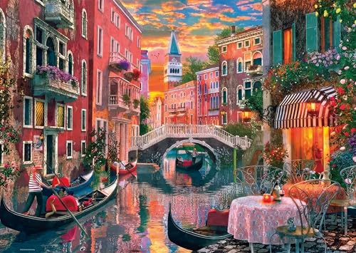AveJoys Puzzle für Erwachsene 1000 Teile Venedig bei Sonnenuntergang 70 x 50 cm Puzzles für Erwachsene Pädagogisches Spiel Herausforderung Spielzeug 1000 Teile Puzzles für Erwachsene Kinder von AveJoys