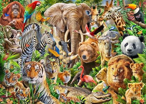 AveJoys Puzzle für Erwachsene 1000 Teile Vögel und Tiere 70 x 50 cm Puzzles für Erwachsene Pädagogisches Spiel Herausforderung Spielzeug 1000 Teile Puzzles für Erwachsene Kinder AveJoys Puzzle für Erwachsene 1000 Teile Vögel und Tiere 70 x 50 cm Puzzles für Erwachsene Pädagogisches Spiel Herausforderung Spielzeug 1000 Teile Puzzles für Erwachsene Kinder von AveJoys