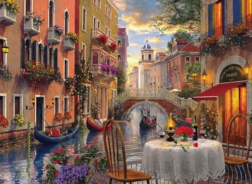 AveJoys Puzzle für Erwachsene 500 Teile Romantisches Venedig 52 x 38 cm Puzzles für Erwachsene Pädagogisches Spiel Herausforderung Spielzeug 500 Teile Puzzles für Erwachsene Kinder von AveJoys