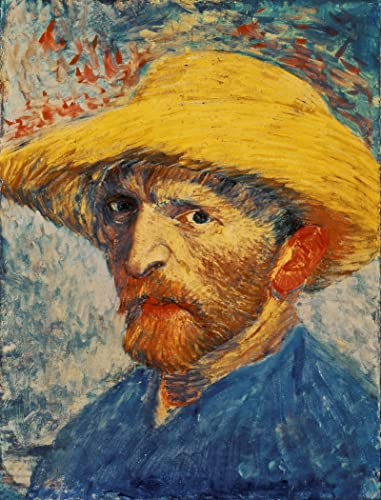 Puzzle 1000 Teile Erwachsene Vincent Van Gogh Selbstporträt 70 x 50 cm Puzzles für Erwachsene Klassische Puzzles 1000 Teile Erwachsene Van Gogh Puzzles Schwer Erwachsene Kinder 1000 Teile von AveJoys
