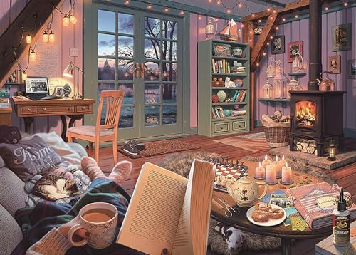 Puzzle 1000 Teile Erwachsene Warmes Zuhause 70 x 50 cm Puzzles für Erwachsene Lernspiel Herausforderungsspielzeug 1000-teilige Puzzles für Erwachsene Kinder Puzzle 1000 Teile Erwachsene Warmes Zuhause 70 x 50 cm Puzzles für Erwachsene Lernspiel Herausforderungsspielzeug 1000-teilige Puzzles für Erwachsene Kinder von AveJoys