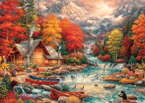 Puzzle für Erwachsene 1000 Teile Alpen 70 x 50 cm Puzzles für Erwachsene Pädagogisches Spiel Herausforderung Spielzeug 1000 Teile Puzzles für Erwachsene Kinder von AveJoys