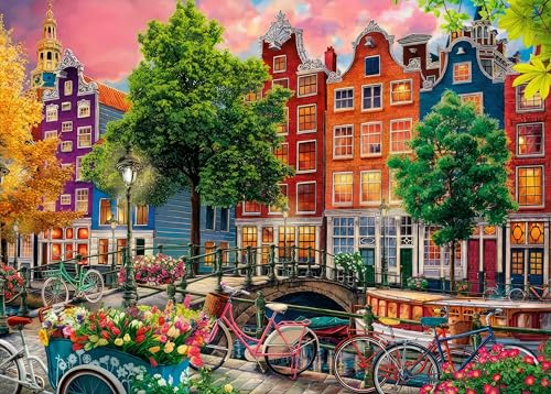 Puzzle für Erwachsene 1000 Teile Amsterdam 70 x 50 cm Puzzles für Erwachsene Pädagogisches Spiel Herausforderung Spielzeug 1000 Teile Puzzles für Erwachsene Kinder Puzzle für Erwachsene 1000 Teile Amsterdam 70 x 50 cm Puzzles für Erwachsene Pädagogisches Spiel Herausforderung Spielzeug 1000 Teile Puzzles für Erwachsene Kinder von AveJoys