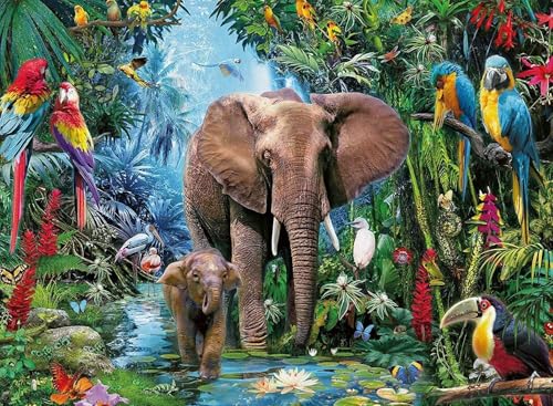 Puzzle für Erwachsene 1000 Teile Elefant Puzzle für Erwachsene 1000 Teile Elefant von AveJoys