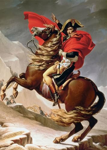 Puzzle für Erwachsene 1000 Teile Napoleon Crossing The Alps von Jacques-Louis David 70 x 50 cm Puzzles für Erwachsene Pädagogisches Herausforderung 1000 Teile Puzzles für Erwachsene Puzzle für Erwachsene 1000 Teile Napoleon Crossing The Alps von Jacques-Louis David 70 x 50 cm Puzzles für Erwachsene Pädagogisches Herausforderung 1000 Teile Puzzles für Erwachsene von AveJoys