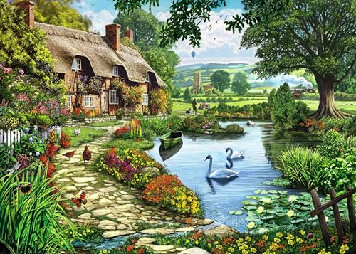 Puzzle für Erwachsene 1000 Teile Swan Lake Residenz 70 x 50 cm Puzzles für Erwachsene Pädagogisches Spiel Herausforderung Spielzeug 1000 Teile Puzzles für Erwachsene Kinder Puzzle für Erwachsene 1000 Teile Swan Lake Residenz 70 x 50 cm Puzzles für Erwachsene Pädagogisches Spiel Herausforderung Spielzeug 1000 Teile Puzzles für Erwachsene Kinder von AveJoys