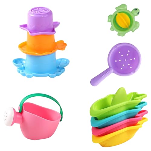 Avejjbaey 10pcs Farbenfrohe Plastiksand Und Wasserspielzeug Set Für Kinder Freien Beach Pool Sensorische Spielaktivitäten Freien Wasserspielschaufel Avejjbaey 10pcs Farbenfrohe Plastiksand Und Wasserspielzeug Set Für Kinder Freien Beach Pool Sensorische Spielaktivitäten Freien Wasserspielschaufel von Avejjbaey