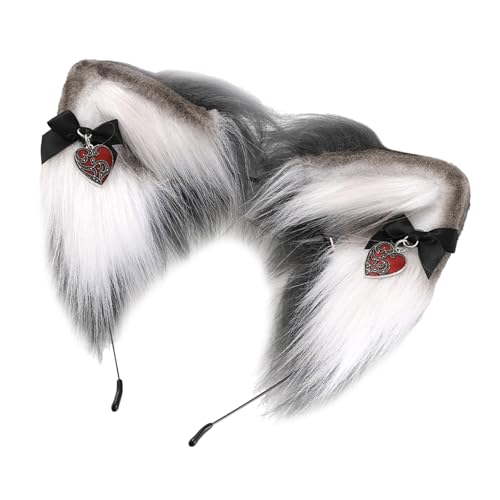 Avejjbaey Halloween-Haarreifen, Vampire, Dämonen, Wolfsohren, Stirnbänder, verstellbare Größe, Kopfbedeckung für Erwachsene, Avejjbaey Halloween-Haarreifen, Vampire, Dämonen, Wolfsohren, Stirnbänder, verstellbare Größe, Kopfbedeckung für Erwachsene, von Avejjbaey