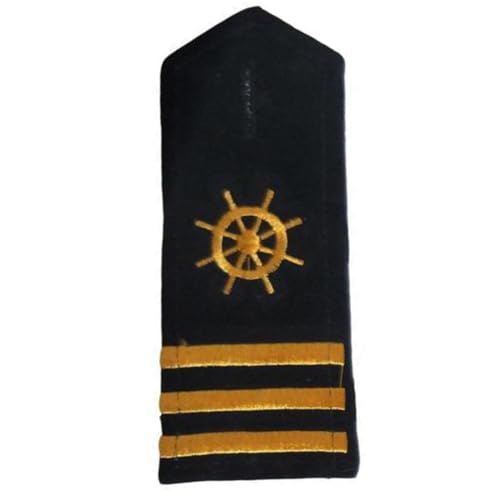Avejjbaey Kapitän Epauletten Uniform Epauletten Schulterbretter für professionelle Uniform Cosplay Party Bühne Schulterstange Kapitän Schulterstangen für Bühnenshows, Schwarz Avejjbaey Kapitän Epauletten Uniform Epauletten Schulterbretter für professionelle Uniform Cosplay Party Bühne Schulterstange Kapitän Schulterstangen für Bühnenshows, Schwarz von Avejjbaey