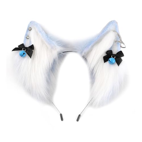 Avejjbaey Lolitas Katzenohren Stirnbänder Anime Kostüm Kopfbedeckung Rollenspiel Kopfbedeckung für kreative Cosplay Avejjbaey Lolitas Katzenohren Stirnbänder Anime Kostüm Kopfbedeckung Rollenspiel Kopfbedeckung für kreative Cosplay von Avejjbaey