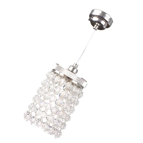 Avejjbaey Miniaturkristall Kronleuchter Puppenhaus Dekoration Mit Heller LED Beleuchtung Für 1/12 Wohnzimmerszene Display Accessoire Easy Install Doll House Lampe Avejjbaey Miniaturkristall Kronleuchter Puppenhaus Dekoration Mit Heller LED Beleuchtung Für 1/12 Wohnzimmerszene Display Accessoire Easy Install Doll House Lampe von Avejjbaey