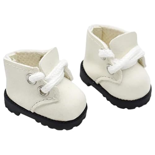 Avejjbaey Mode Schnürstiefel Für 17 cm Anime Figur Doll PU Für Plüsch Puppendekoration Figur Zubehör Accessoires von Avejjbaey