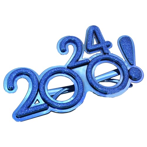 Avejjbaey Neujahrskostüm-Zubehör, 3D-Partybrille, perfekt für Karneval, Abschlussfeier, Party, Sonnenbrille, Fotostudio-Dekorationen, Neujahrsbrille, Kostümzubehör, Sonnenbrille, Party-Dekorationen von Avejjbaey