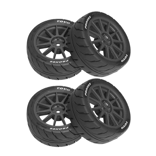 Avejjbaey Set Von 4 Fernbedienungs Steuerradreifen Für Crawler Automodell Gummi Radreifen Für Fernbedienungszubehör Avejjbaey Set Von 4 Fernbedienungs Steuerradreifen Für Crawler Automodell Gummi Radreifen Für Fernbedienungszubehör von Avejjbaey