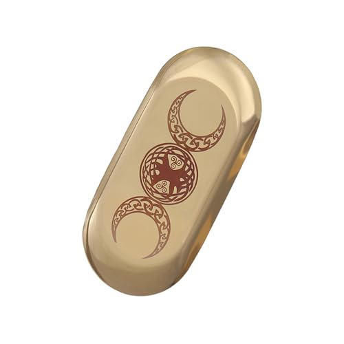 Pentacle Tablett Schmuck Aufbewahrungstablett Oval Tablett Serviettenschale Kerzenhalter Tablett Für Couchtisch Zimmer Kerzenhalter Tablett Oval Tablett Pentakel Tablett Dekorative Tablett Schmuck von Avejjbaey