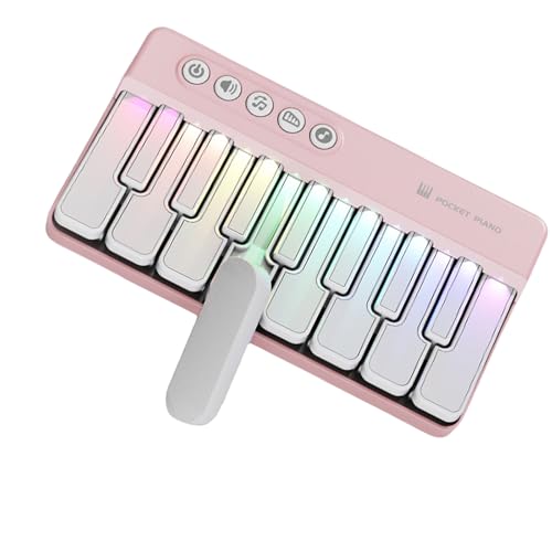 Reiseklavierkinder Interaktives Lernwerkzeug Für Die Entwicklung des Rhythmusbewusstseins Und Der Feinmotorik Fähigkeiten Durch Musikalisches Spiel Kids Tragbares Keyboard Instrument von Avejjbaey