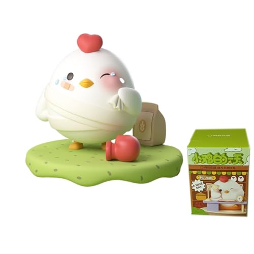 AntFarm Chicken's Day Serie Blind Box Action Figuren Mystery Box Nettes zufälliges Spielzeug Geburtstagsgeschenk Weihnachten Sammelspielzeug für Desktop Ornamente, 1PC von Aven Rabbit