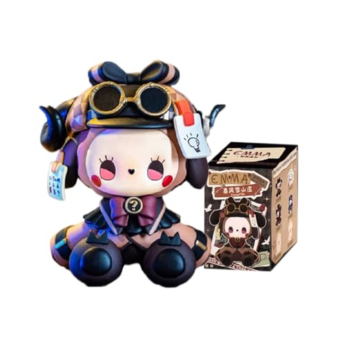 Aven Rabbit Emma Frostveil Villa-Serie Blind Box Actionfiguren Mystery Box Niedliches zufälliges Spielzeug Geburtstagsgeschenk Weihnachten Sammlerstück Spielzeug für Desktop-Ornamente, 1 Stück von Aven Rabbit