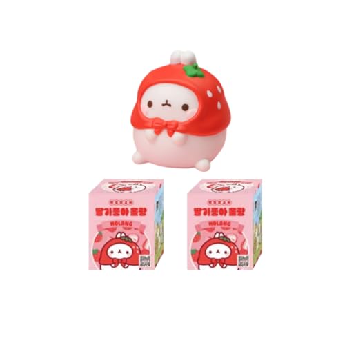 MOLANG Strawberry Dessert Serie Blind Box Action Figuren Mystery Box niedliche Zufallsspielzeug Geburtstagsgeschenk Weihnachten Sammelspielzeug für Desktop Ornamente,2 PCS MOLANG Strawberry Dessert Serie Blind Box Action Figuren Mystery Box niedliche Zufallsspielzeug Geburtstagsgeschenk Weihnachten Sammelspielzeug für Desktop Ornamente,2 PCS von Aven Rabbit